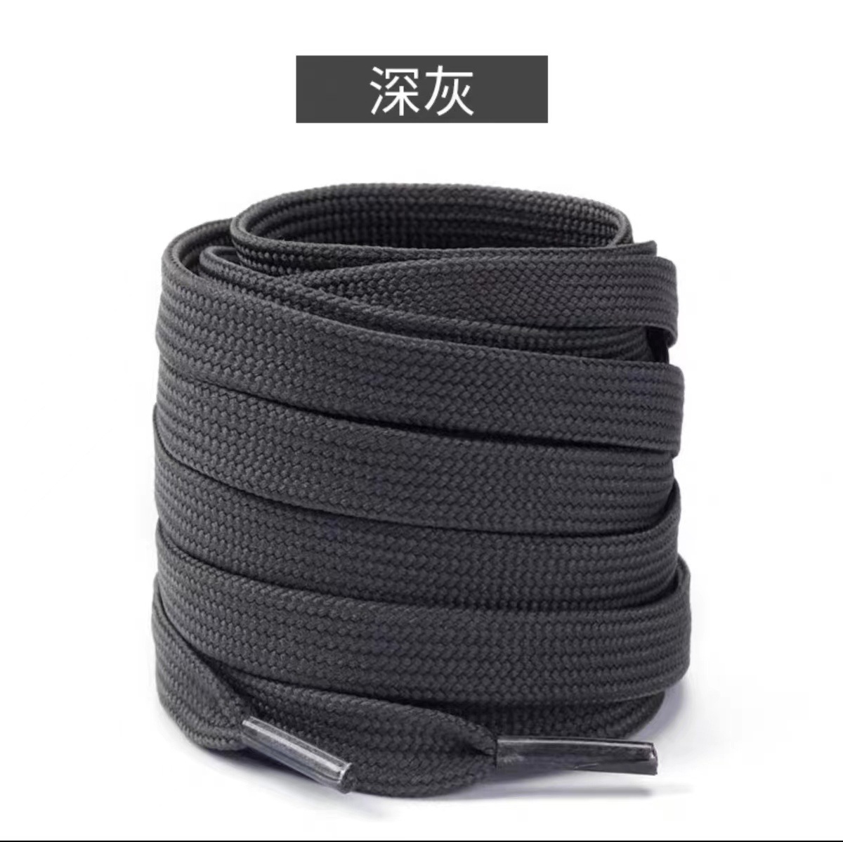 Picture of Shoelaces White Shoes Casual Shoelaces Flat Thickeneded Double Layer Fine Grain Shoelaces Ins Trendy White Pink Shoelaces Wholesale