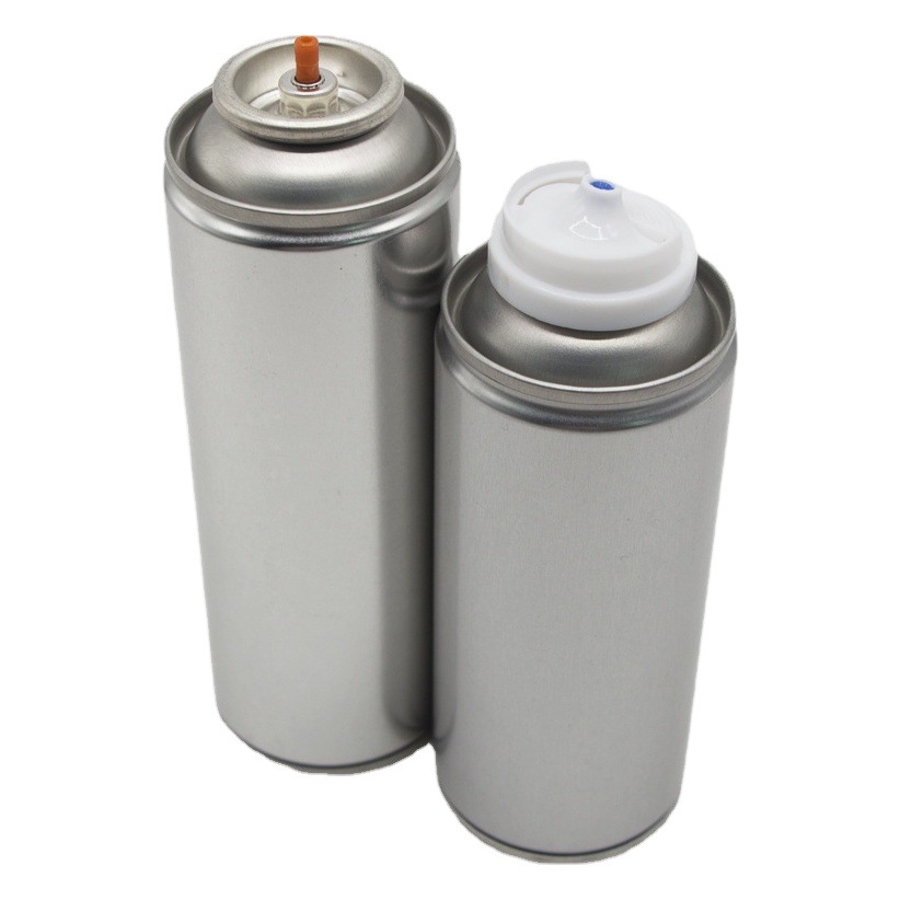 Plain iron light body Car Care cleaning agent tank can be labeled chemical iron tank self-painting hand spray paint aerosol empty tank