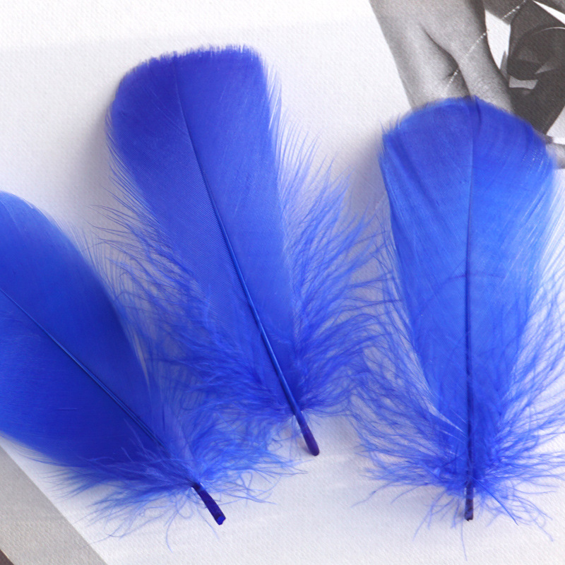 Picture of Color feather DIY floating dyeing goose feather dream catcher wave ball gift box filling decorative materials wholesale