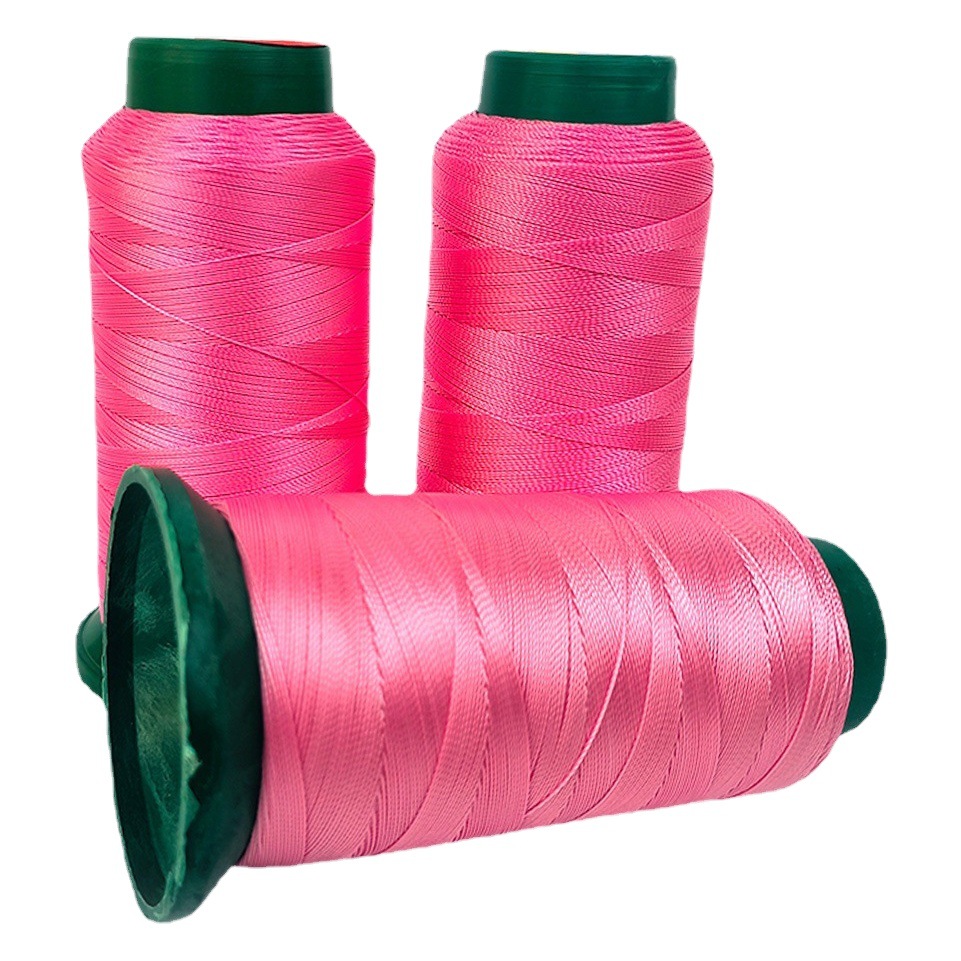 Guangzhou Shiling Line Factory Strand 4 Strand Polyester Strand 250D High Strength Leather Shoes Sewing Bag Nylon Sewing Thread