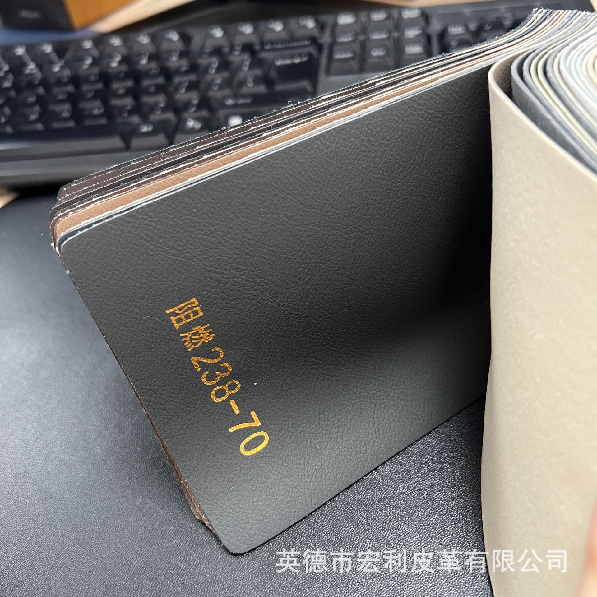 Picture of 238 light tumble flame retardant sofa leather mercerized cat claw leather car interior modification interior artificial leather