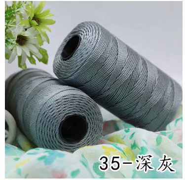 Picture of Three strands of nylon thread twine hook wire knitting hook hat shoes line car seat ice silk wool manufacturers wholesale