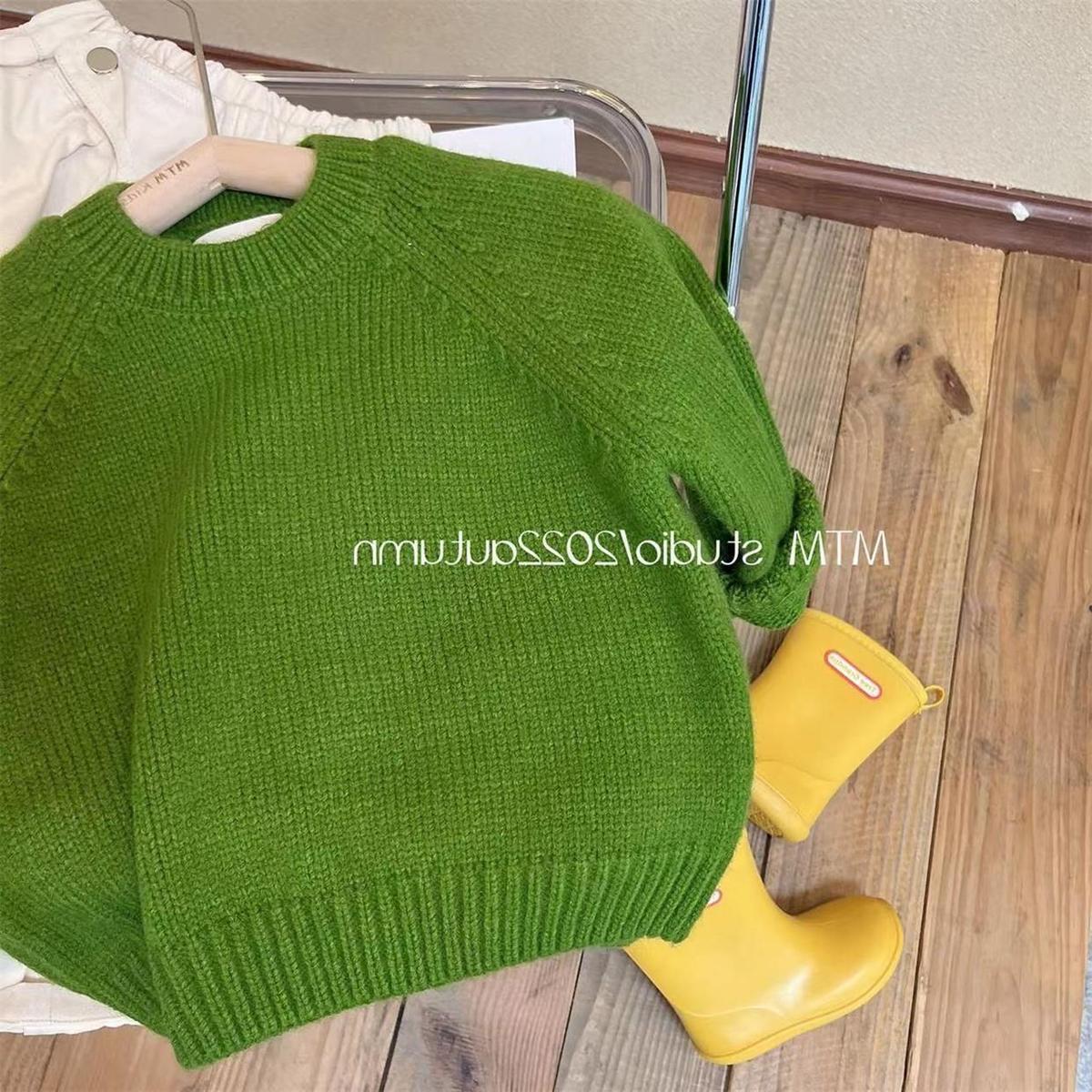 Picture of Boys' Short-Sleeve Sweaters for Spring and Autumn, Children's Autumn Wear, Toddler Winter Knitwears, Baby Tops, Korean Version, European Bestsellers
