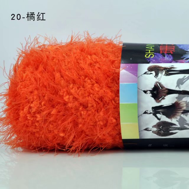 Picture of Coral Mink Velvet Wool Phoenix down Long Hair Imitation Fur Wool Thread Hand Knitted Stick Needle Baby Kidsren Outwear Thread Cross-Border