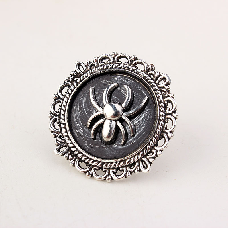 Picture of European and American ebay Explosions Overseas Gothic Evil Poisonous Spider Earrings Black Widow Rune Wizard Pagan Earrings