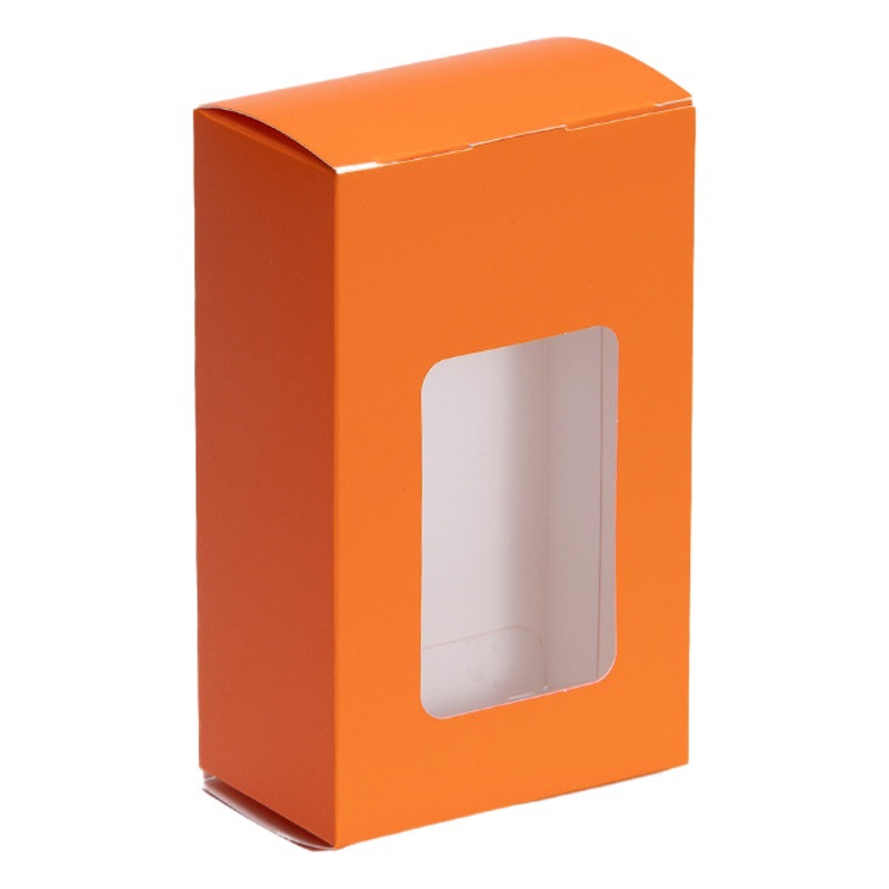 6 Long Bubble Bag carton rock tea cinnamon red robe tea packaging box window gift Kraft paper sample box