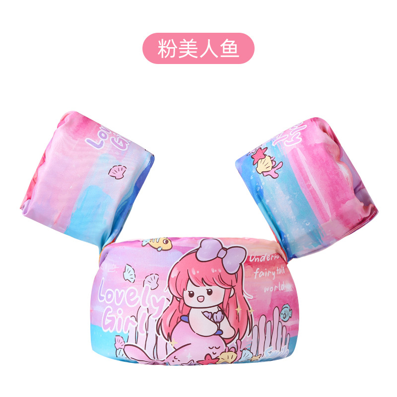 Picture of Cartoon Young Children's Swimming Arm Ring Float Ring Swimming Buoy Life Jacket Baby's Water Sleeve Buoyancy Vest Swimming Equipment