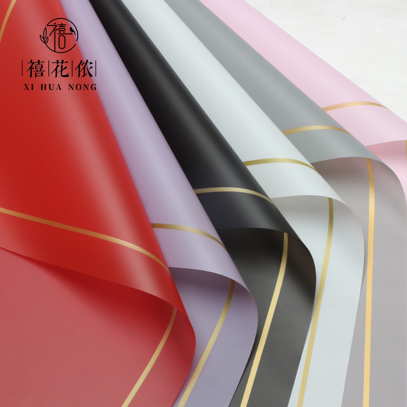Xi Hua Nong Phnom Penh Jane Style Paper Flower Wrapping Paper Korean Plain Paper Fog Paper diy Handmade Paper Flower Shop Floral Materials