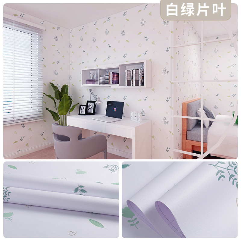 Picture of Wallpaper Self-adhesive Waterproof Moisture-proof Bedroom Background Wall Wallpaper Living Room Bedroom Dormitory Children's Room Cartoon Decorative Wall Stickers