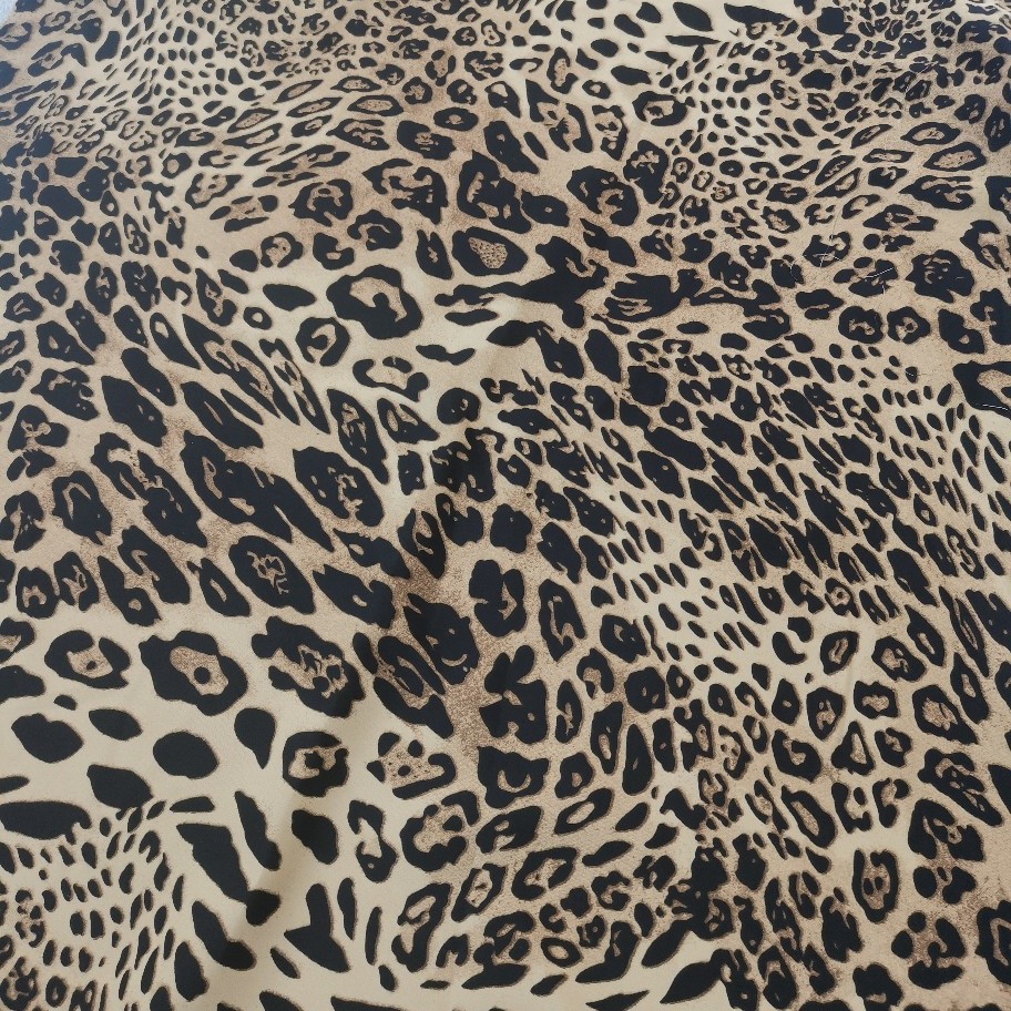 Leopard Print New Products in Stock Classic Fashion Leopard Print Fabric Dress Pants Shirt Printed Fabric Wholesale