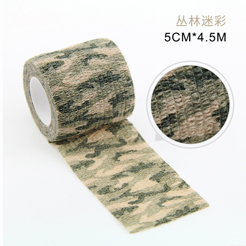 Picture of Factory Direct Sales Outdoor Camouflage Bandage Non-Woven Self-Adhesive Elastic Bandage Camouflage Bandage Available for Wholesale