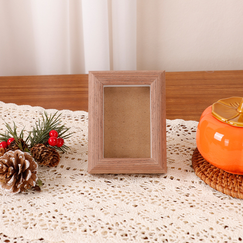Picture of Mini Song Jin Hard Card Calligraphy Photo Frame Table Rice Paper Desktop Decorative Picture Frame diy Wenchuang Handwritten Calligraphy Ornaments