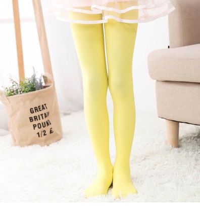 Picture of Dance socks wholesale spring and summer thin high elastic children's bottoming pants ballet white velvet 80d pantyhose