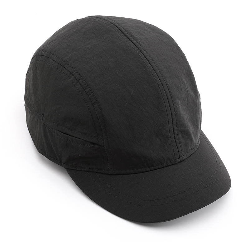 Picture of Japanese Male Personalized Short Eave Solid Color Light Plate Quick-drying Cap Outdoor Travel Sun Hat Baseball Cap