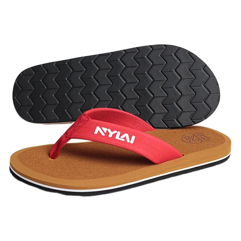 2025 summer Beckham with plus size EVA men's 50 flip-flops beach wear-resistant leisure sandals and slippers cross-border