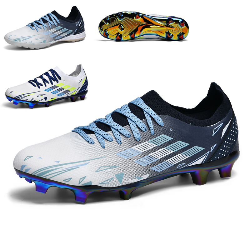 New Low-top Football Shoes Teenager Student sneaker Men and Women AG Spike Flat Shredded Nail Competition Training Shoes