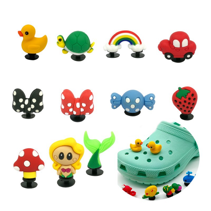 Creative Mary Jane garden shoes decoration accessories 3D three-dimensional shoes flower shoes buckle hole shoes cross-border factory in stock supply