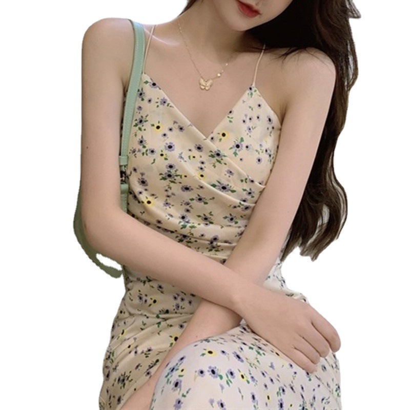 Picture of Sexy Spice Girl Long Floral Dress Women's Summer Skirt Short Skirt A- line Skirt Long Skirt Tea Break Skirt