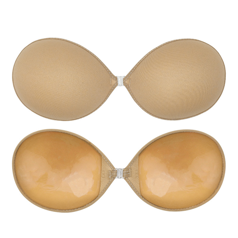 Picture of Cross-border Strapless Gather Breathable Invisible Bra Swimsuit with Wedding Dress Silicone Bra Non-slip Breast Patch Breast Patch