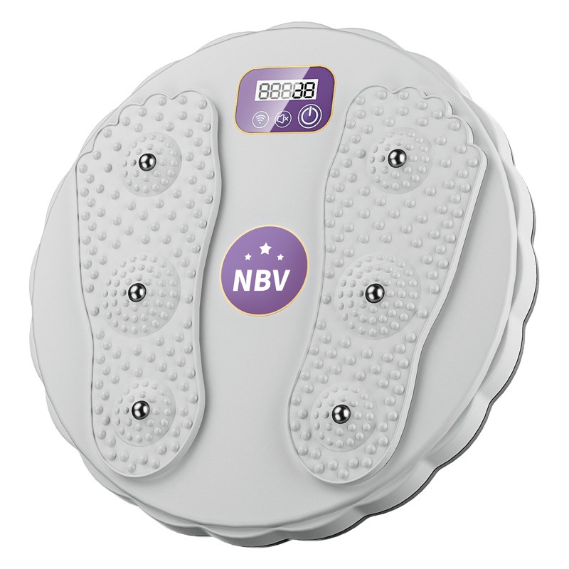 Intelligent counting waist twisting plate home waist turning plate fitness exercise equipment fat reducing belly strengthening rotating plate foot massage