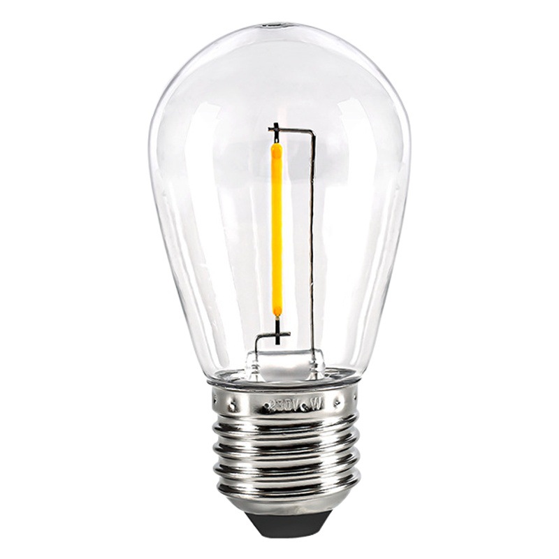 S14 PC small bulb screw E26 cross-border led filament lamp outdoor landscape camping string lamp bulb manufacturers postage