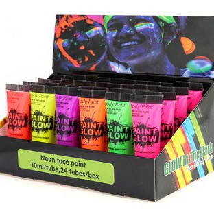 Picture of Cross-border water-based fluorescent face paint fluorescent paint hand-painted paint Halloween face painting diy paint wholesale