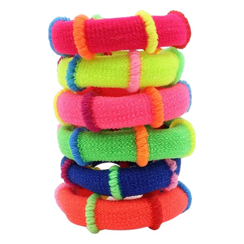Mixed Styles Cross-Border 100 Pieces of Children's Hair Ties, Non-Damaging and Non-Tangling, Baby Hair Bands, Elastic Hair Accessories for Girls, Korean Style