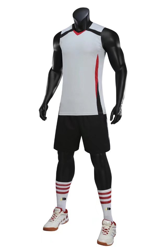 Picture of Volleyball Uniform Suit for Men and Women, Quick-Drying Round Neck Sports Ball Clothing, Competition Volleyball Team Uniform, Wholesale Printed Number
