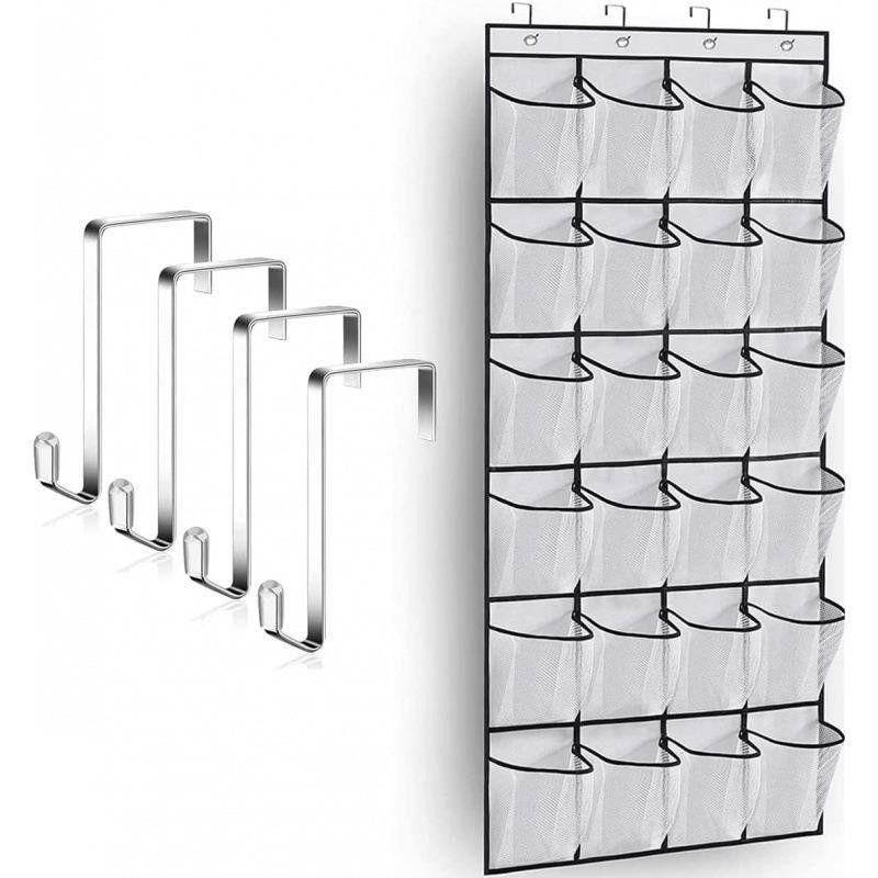 Kindergarten Storage Bag Wall Hanging 24-door Storage Hanging Bag Storage Bag Shoes Storage Bag Jewelry Storage Bag