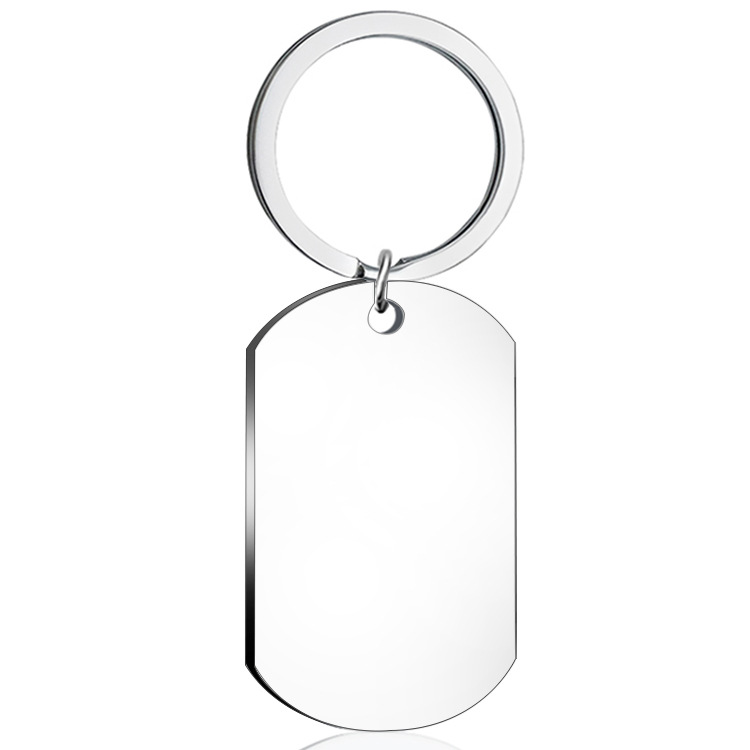 Picture of European and American jewelry stainless steel keychain necklace TO MY DAUGHTER as a gift from father TO DAUGHTER