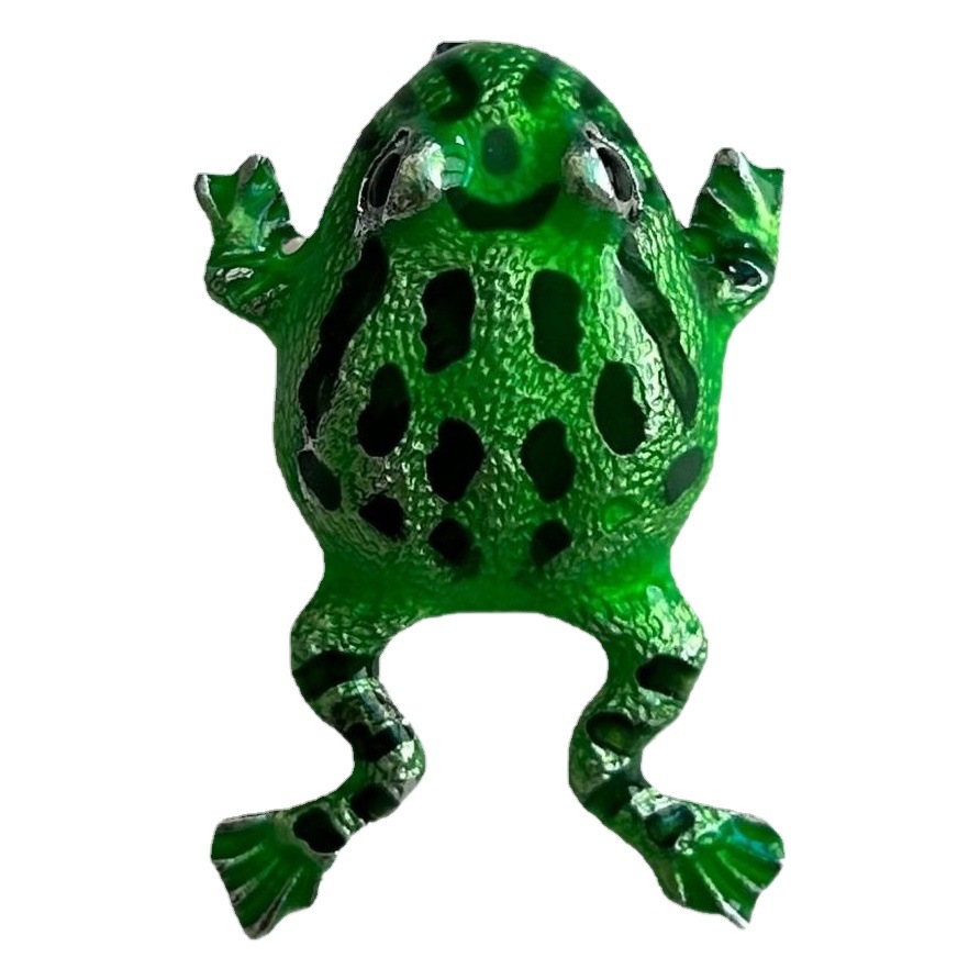 European and American style new frog earrings women cross-border personality cute animal earrings retro ear clip wholesale