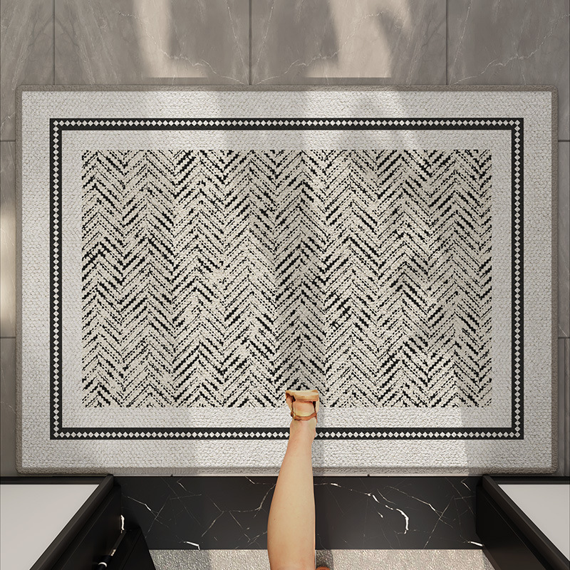 Picture of Entrance door mat modern high-grade entrance mat Villa home entrance non-slip mat can be cut