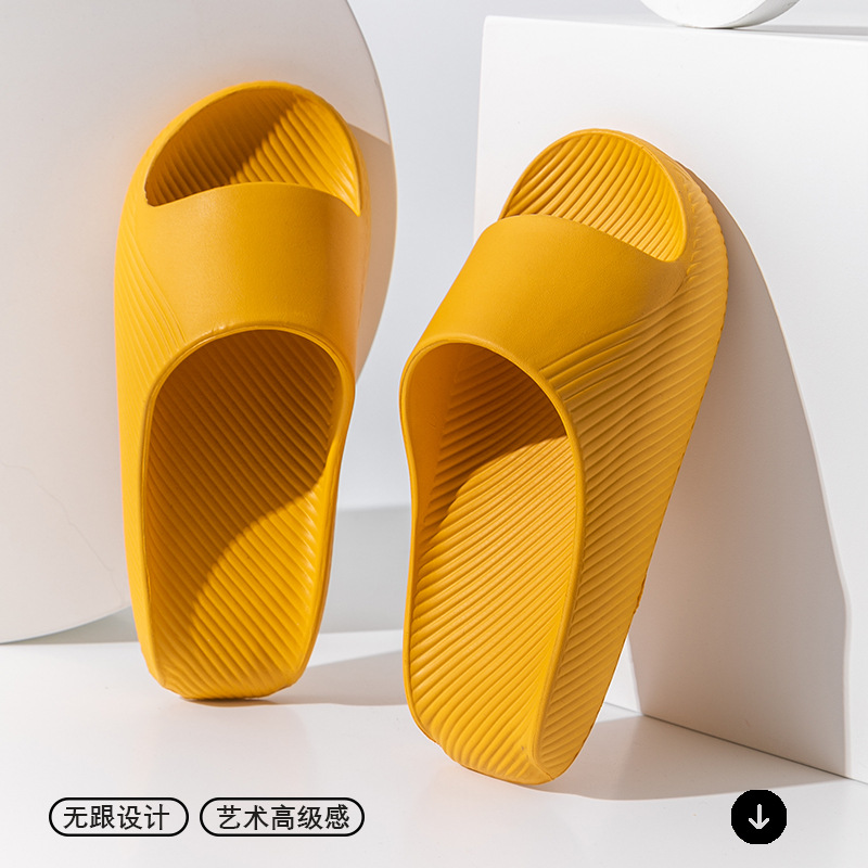 Tuochi Shoes Super Shoe Slippers Women's Summer Wear Non-slip Thick Bottom Heightened Home Indoor Slippers