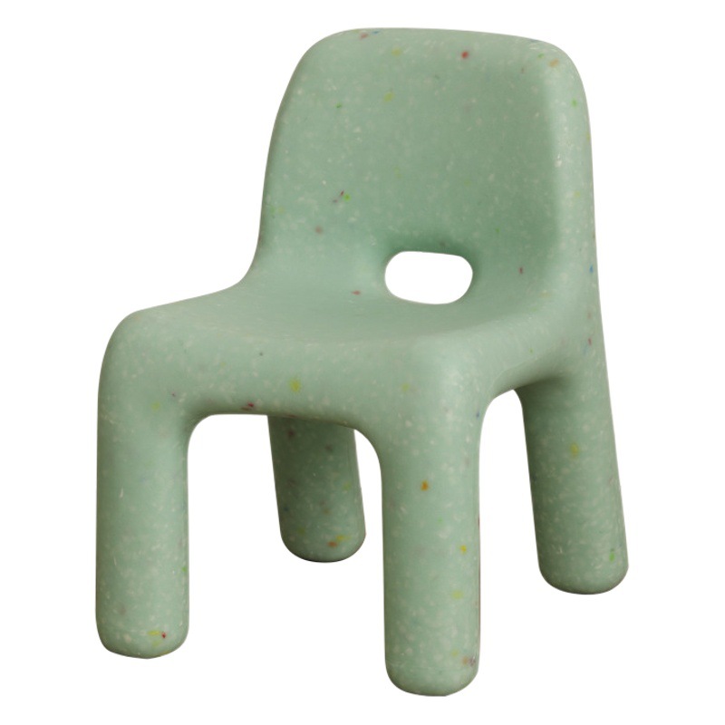 Online celebrity ins children's dining chair creative backrest low stool kindergarten early education baby small bench plastic baby dining chair
