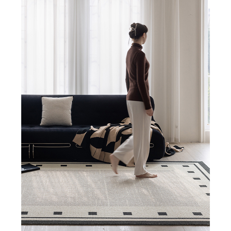 2025 New Style Living Room Carpet High-end New Zealand Wool Blended Light Luxury High-end Sofa Modern Chinese Style Living Room
