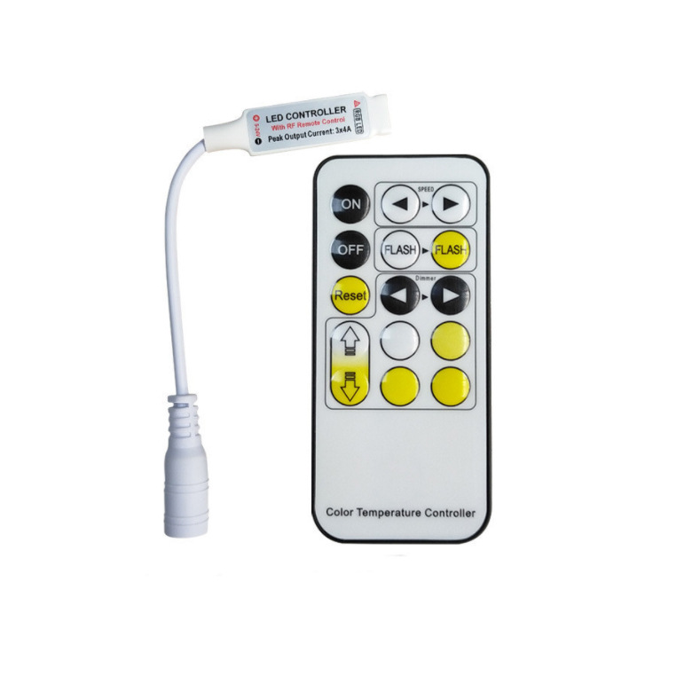 15 key RF dual color temperature lamp with controller brightness dimming Controller 5V/12V24 low voltage LED controller