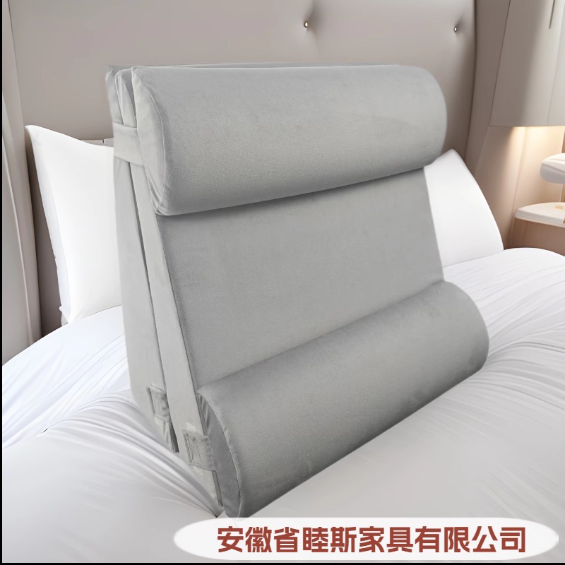 Bedside Cushion Waist Protection Bed Large Backrest Soft Bed Backrest Pregnant Women Bedroom Elderly Back Cushion Gastric Reflux Available