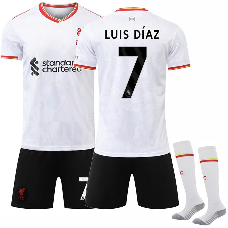 2425 Liverpool Second Pass Football Uniform No. 11 Savhe Jersey 4 Fan Dake New Sportswear 20 Ruota
