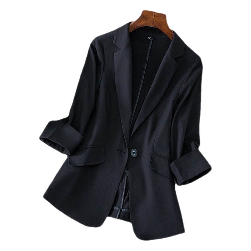 Picture of Small Suit Jacket Women's Three-Quarter Sleeve Spring and Summer New Korean Style Slim Fit Suit Women's Top