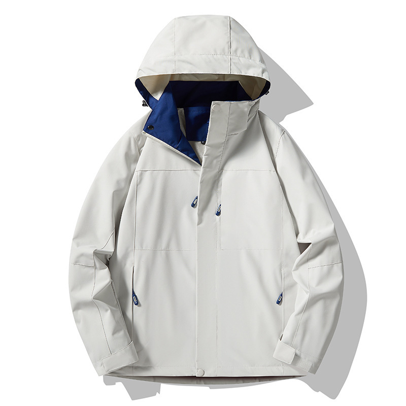 Picture of Spring and Autumn Thin Jacket 2024 New Windproof Waterproof Jacket Men's Breathable Casual Hat-off Soft Shell Mountaineering Suit for Women