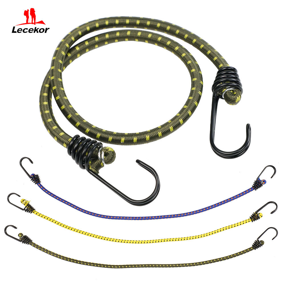 Camping Tent Hook Windproof Accessories Tarpaulin Canopy Fixed Elastic Rope Luggage Strap Double Hook Bundled Packing Strap