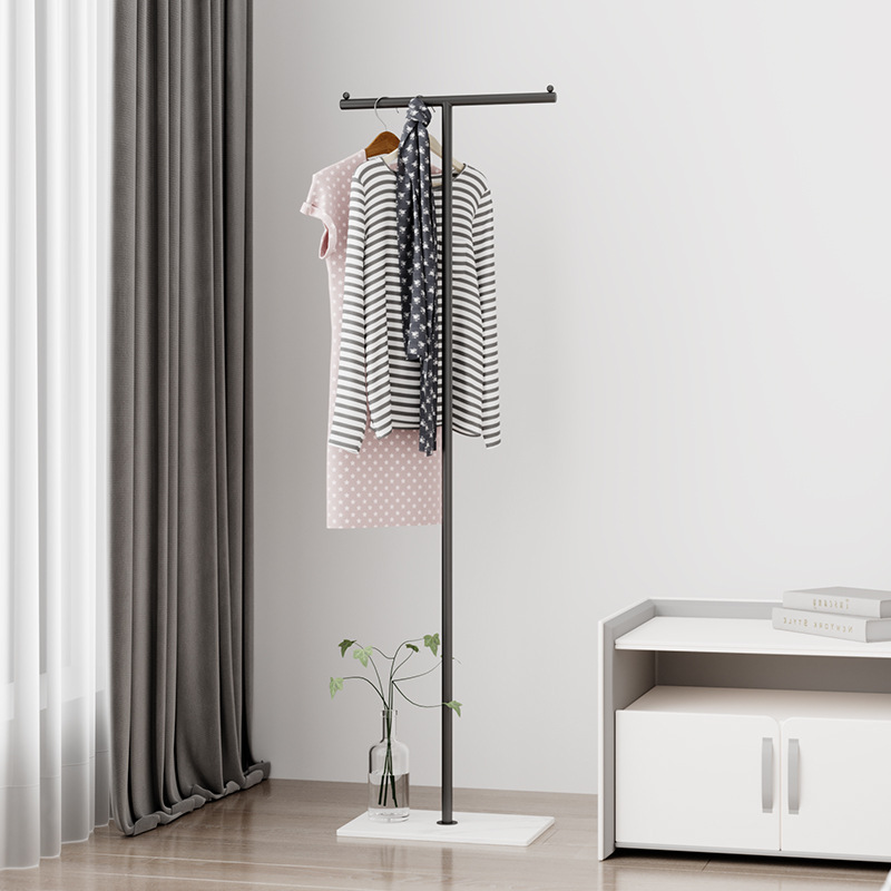 Marble Coat Rack Drying Rack Floor Bedroom Hanger Light Luxury Simple Living Room Hanging Bag Storage Shelf