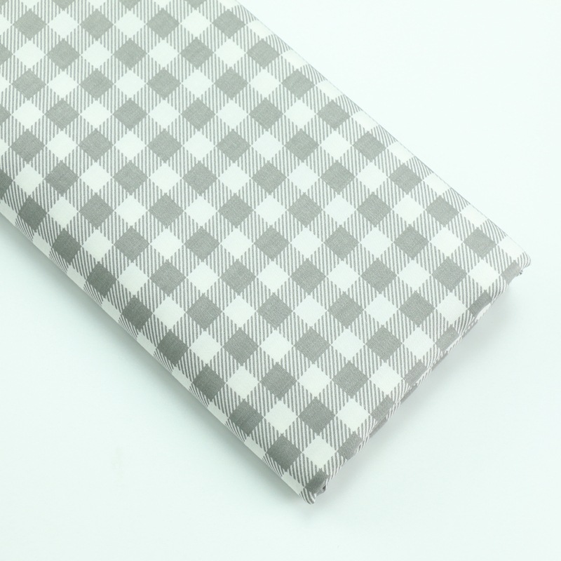 Picture of 8mm Color Plaid Cotton Printed Fabric Cotton Twill Fabric Home Textile Bedding Wrap Cotton Fabric