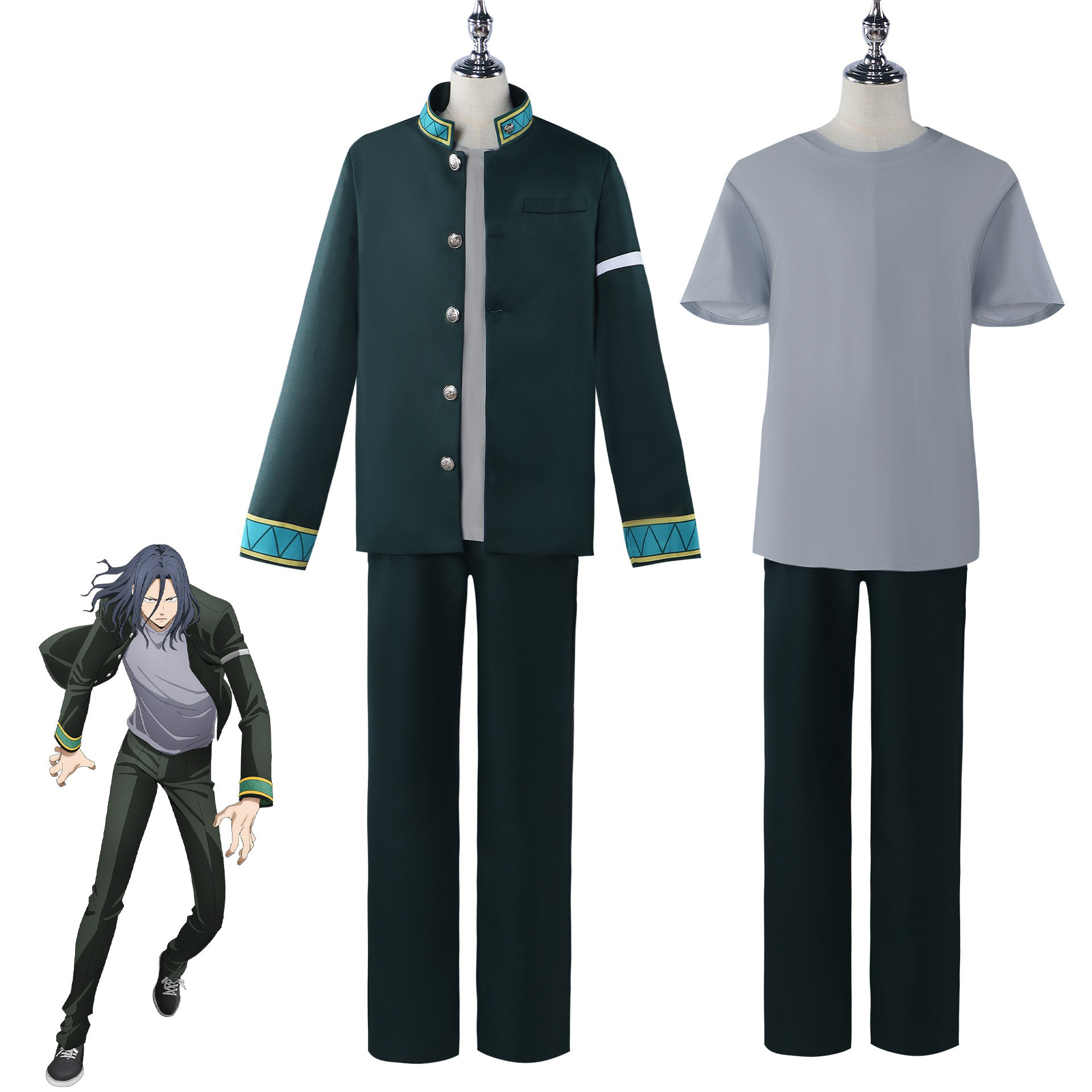 Picture of North Water Animation Anti-Wind Bell cos Suit Su Fang Falcon Flying cosplay Animation windbreaker Ying Yao Playing Suit