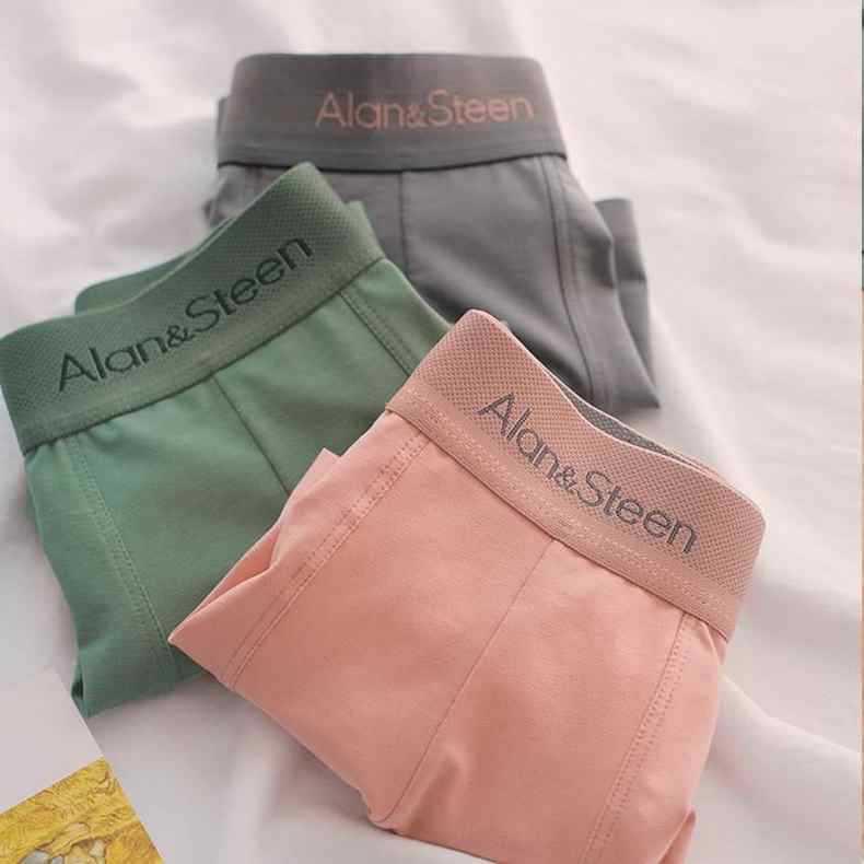 Picture of 260kg wearable cotton men's underwear men's cotton plus size graphene antibacterial crotch seamless boxer men's underwear