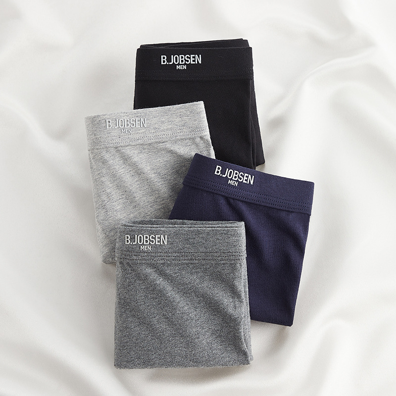 Picture of Men's Underwear Pure Cotton Class A Cotton Boxers 7A Antibacterial Summer Breathable plus size Mid-Waist Four-Corner Boys Underwear Head