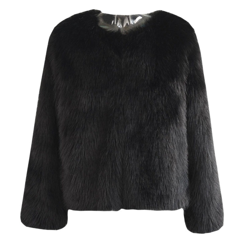 Picture of Autumn and Winter New Toca Crewneck Coat Imitation Fur Coat Young Coat Short Imitation Fur Coat