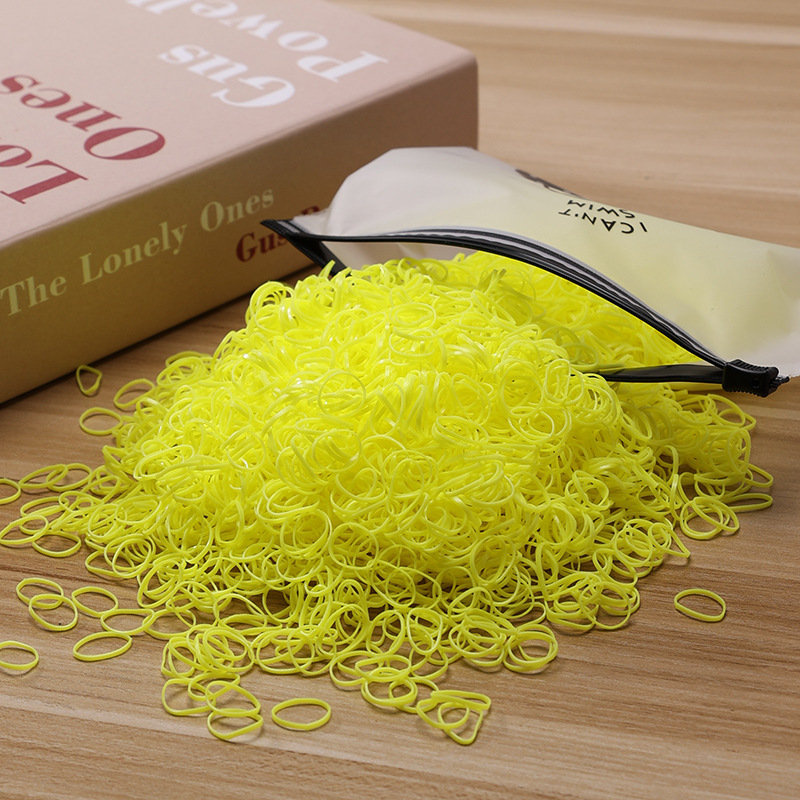 Picture of Children's Hair Rope Disposable Rubber Band Girls' Baby Strongly Pull Constantly Boxed Small Hair Rings Do Not Hit Hair Rope