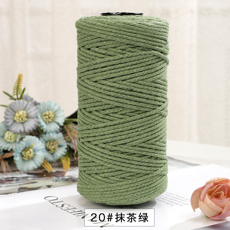 Picture of Explosions 2mm round strand hollow yarn European-style hook bag hollow Diy thread color multi-hand crochet collocation