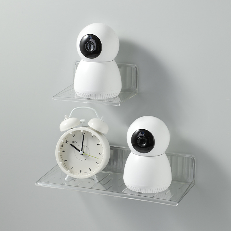 Router punch-free storage rack surveillance camera plastic bracket bracket storage box wall-mounted rack wholesale